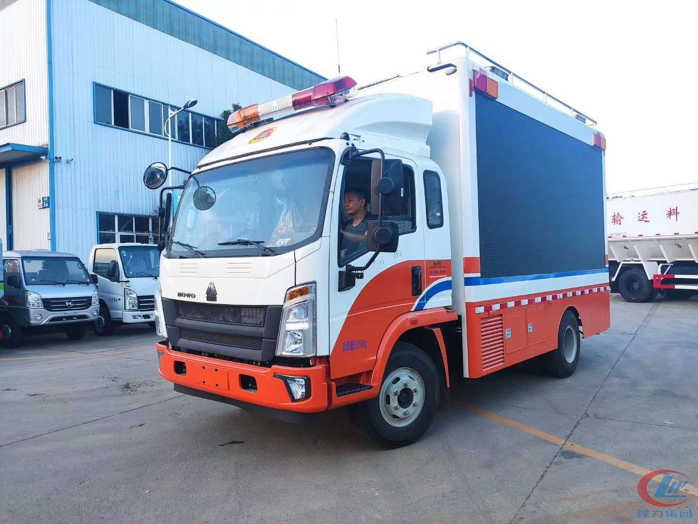 國(guó)六重汽豪沃人防應(yīng)急宣傳車(chē)