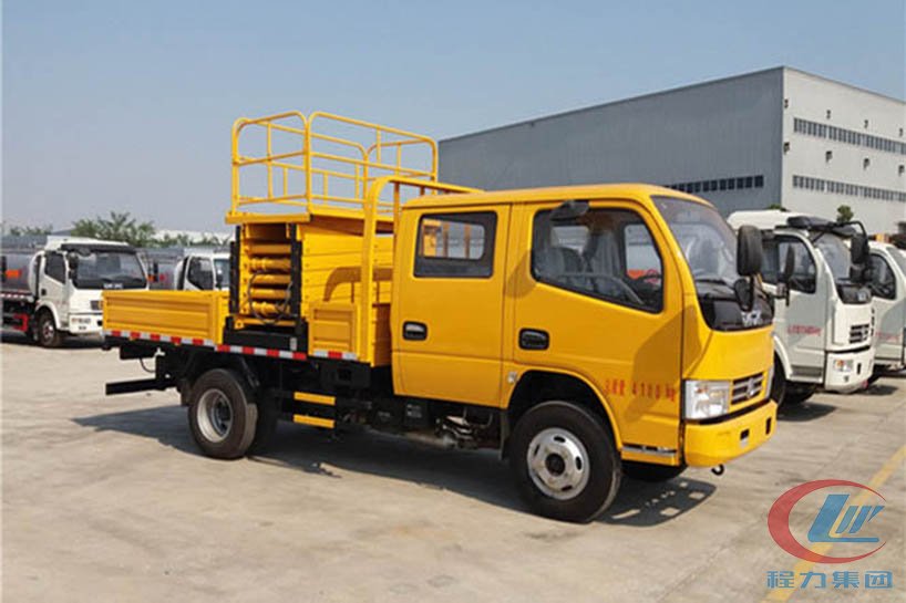 程力東風(fēng)10米升降平臺(tái)高空作業(yè)車(chē)高清圖